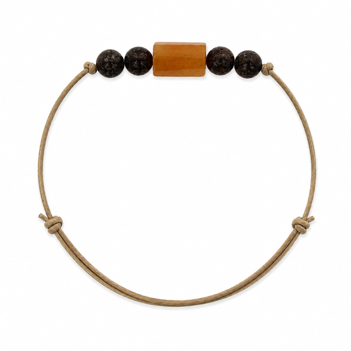 Pauline - Bracelet Aventurine Orange