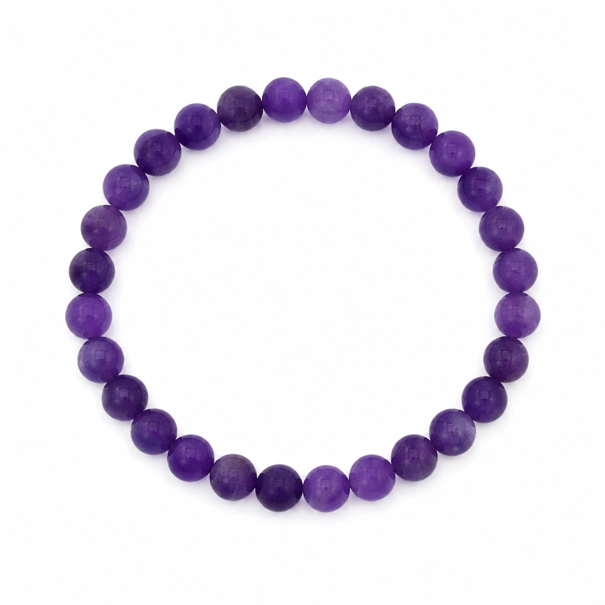 Maelys - Bracelet Améthyste Rubanée Brésil