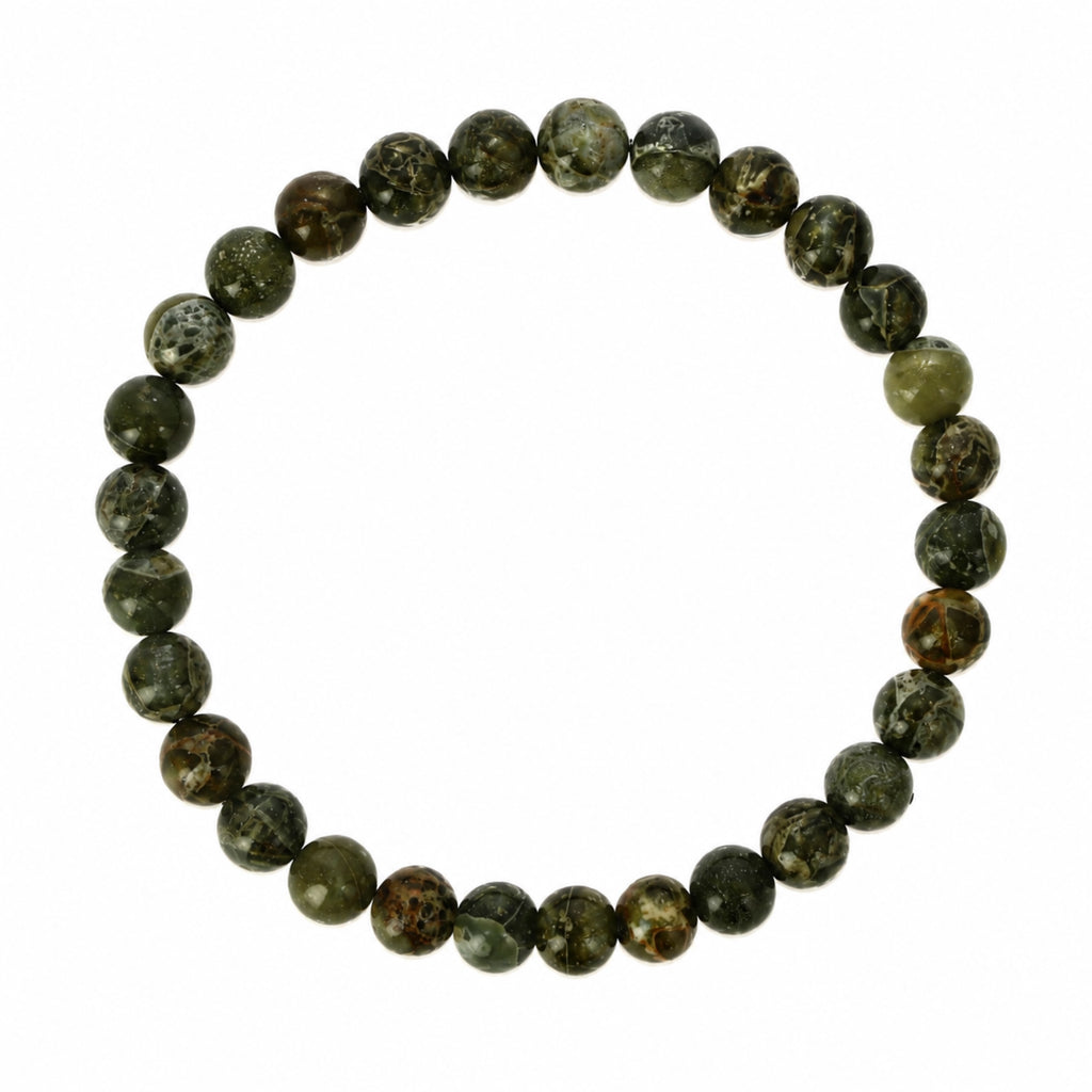 Maelys - Bracelet Jaspe Breschia Vert