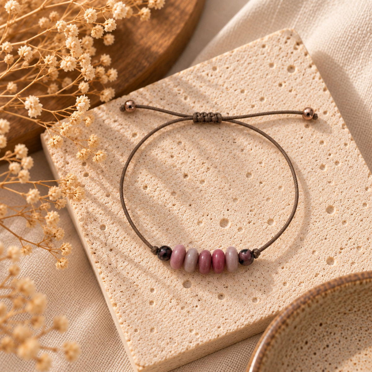Camille - Bracelet Rhodonite