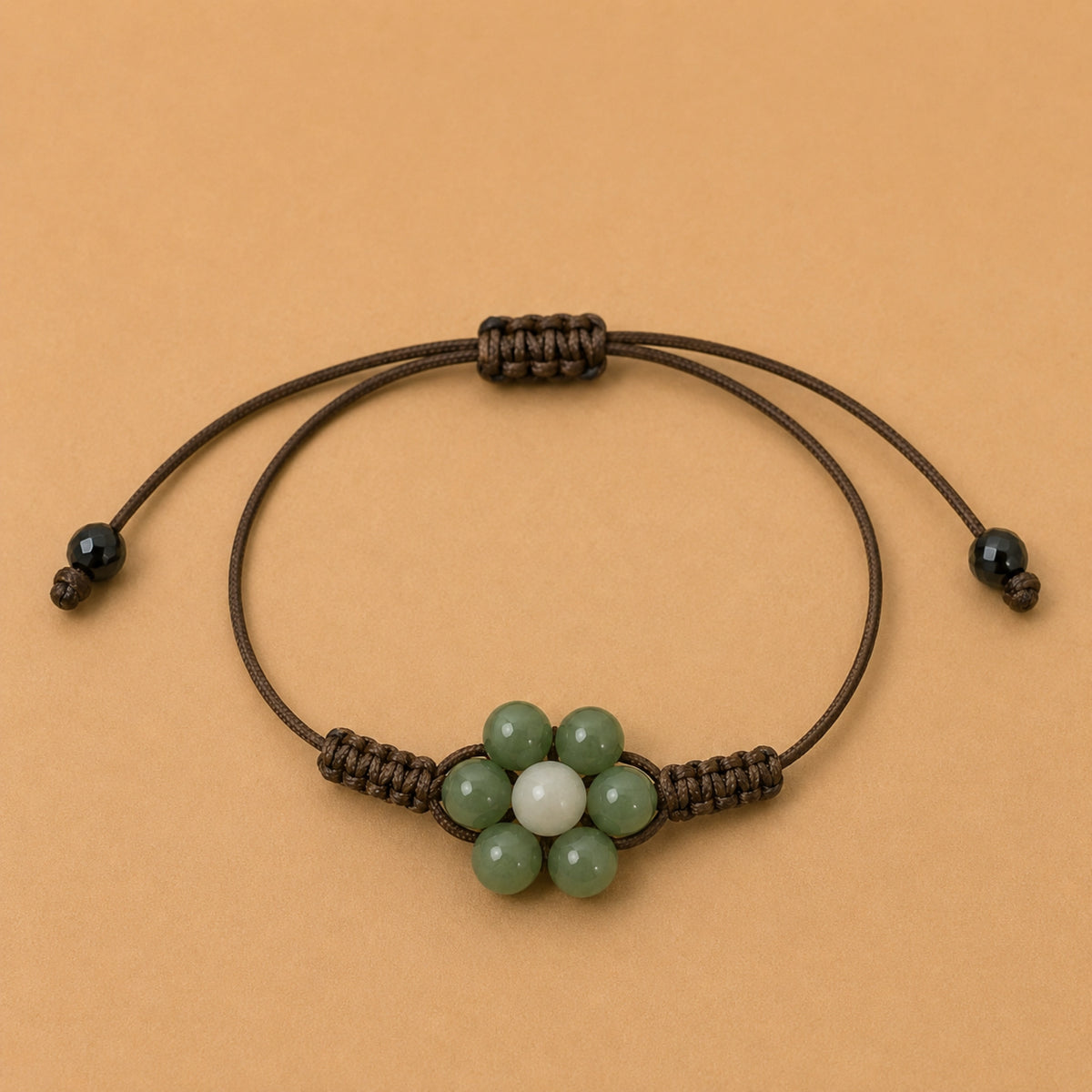 Margaux - Bracelet Jade Néphrite & Sélénite