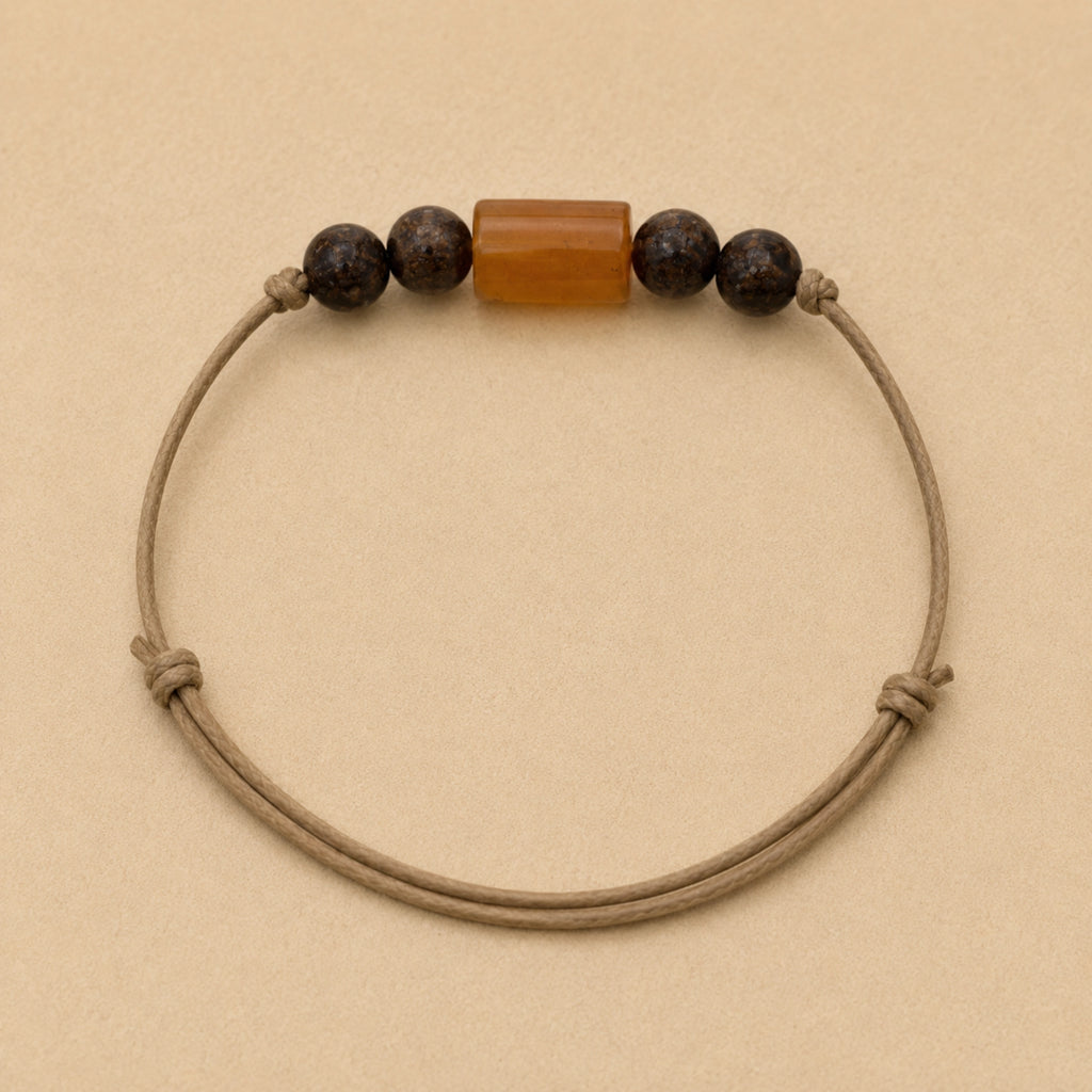 Pauline - Bracelet Aventurine Orange
