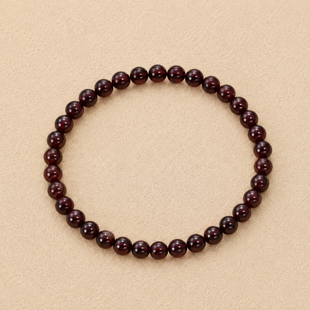 Maelys - Bracelet Grenat Rouge