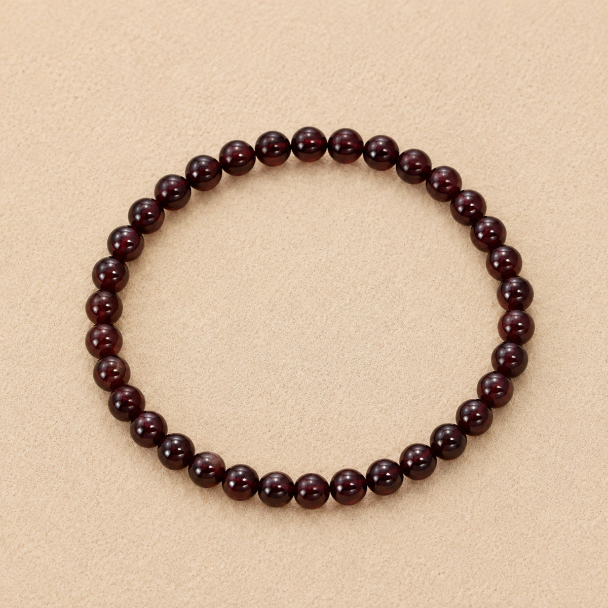 Maelys - Bracelet Grenat Rouge