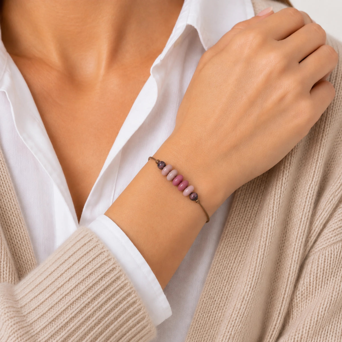 Camille - Bracelet Rhodonite