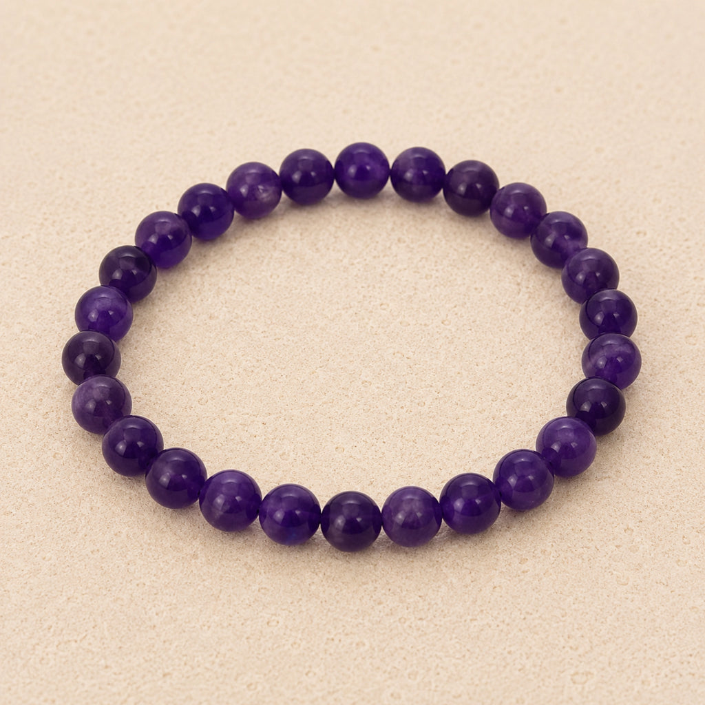 Maelys - Bracelet Améthyste Rubanée Brésil