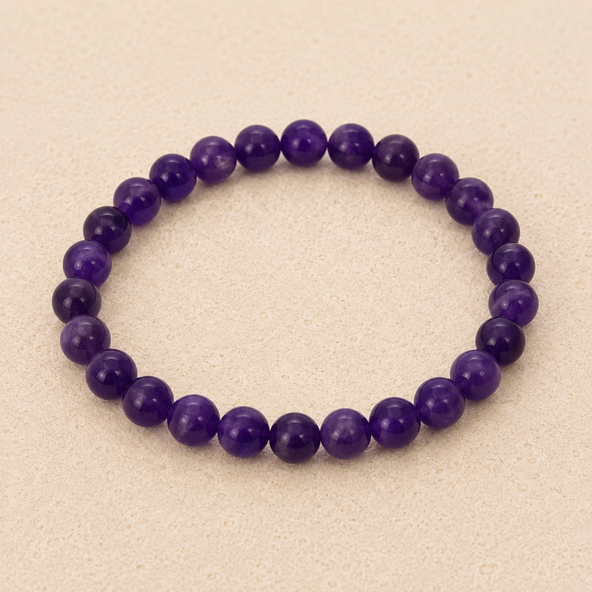 Maelys - Bracelet Améthyste Rubanée Brésil