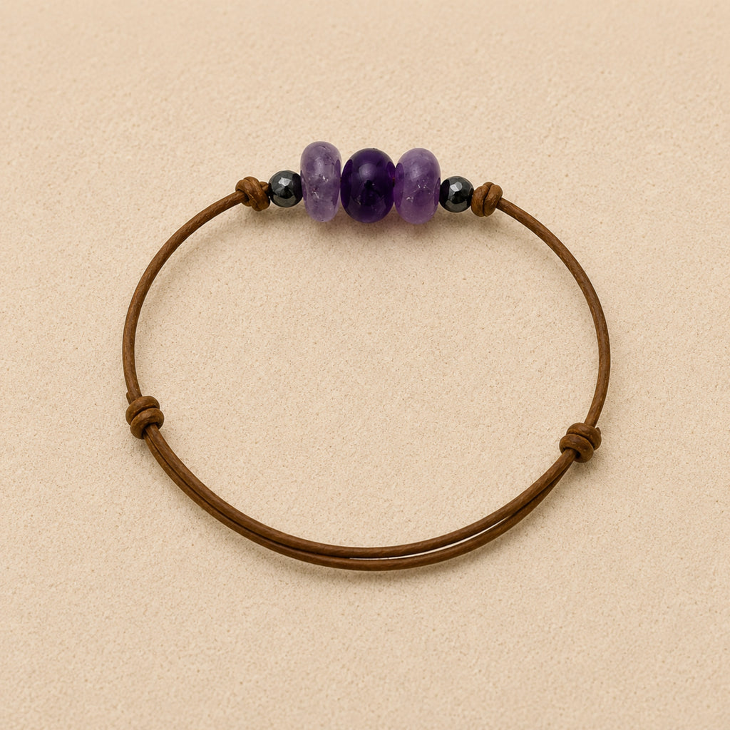 Valérie - Bracelet Améthyste