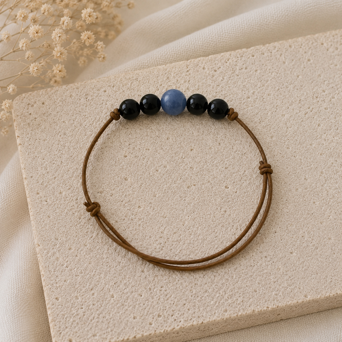 Pauline - Bracelet Aventurine Bleu