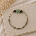 Camille - Bracelet Aventurine Verte Carré