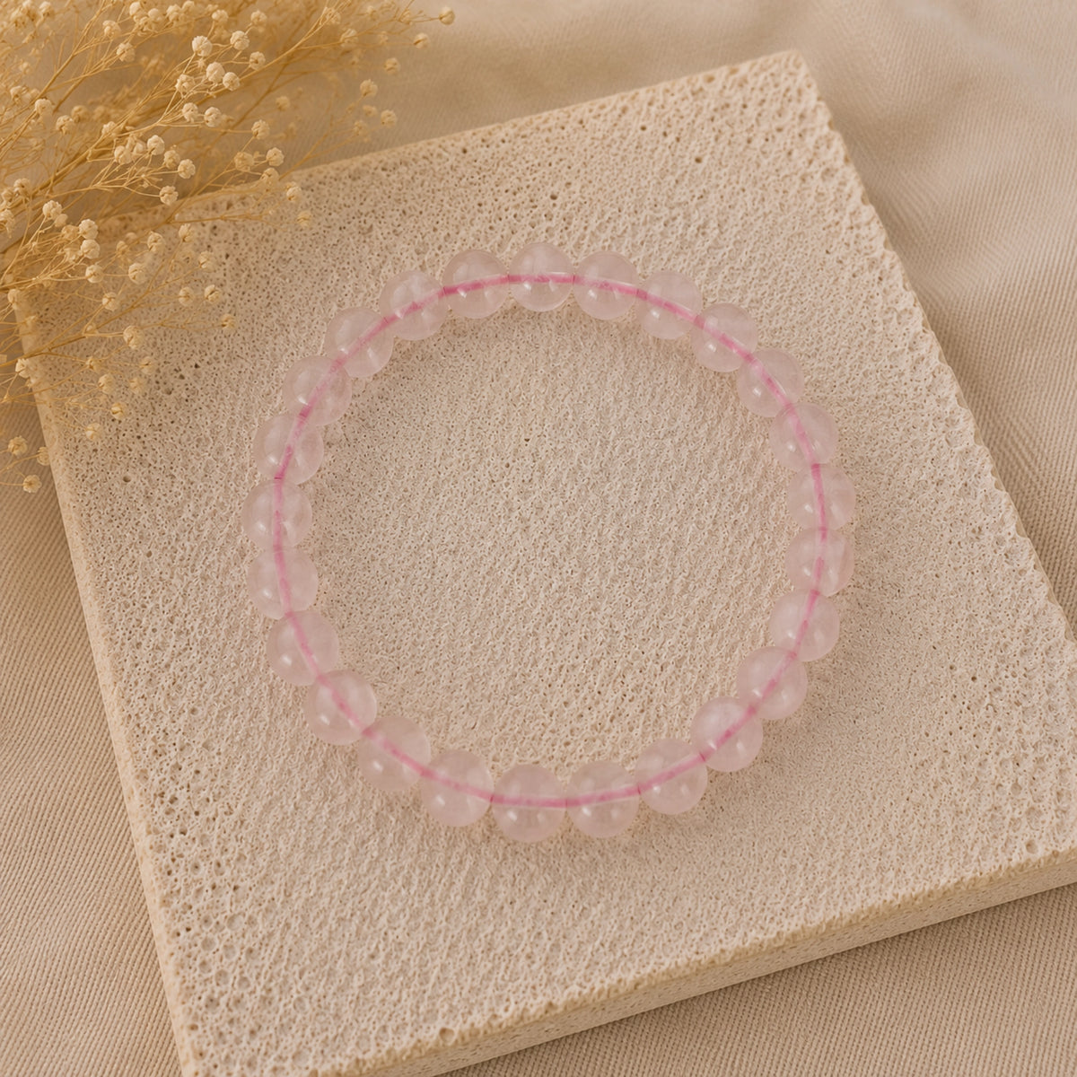 Maelys - Bracelet Quartz Rose Brésil