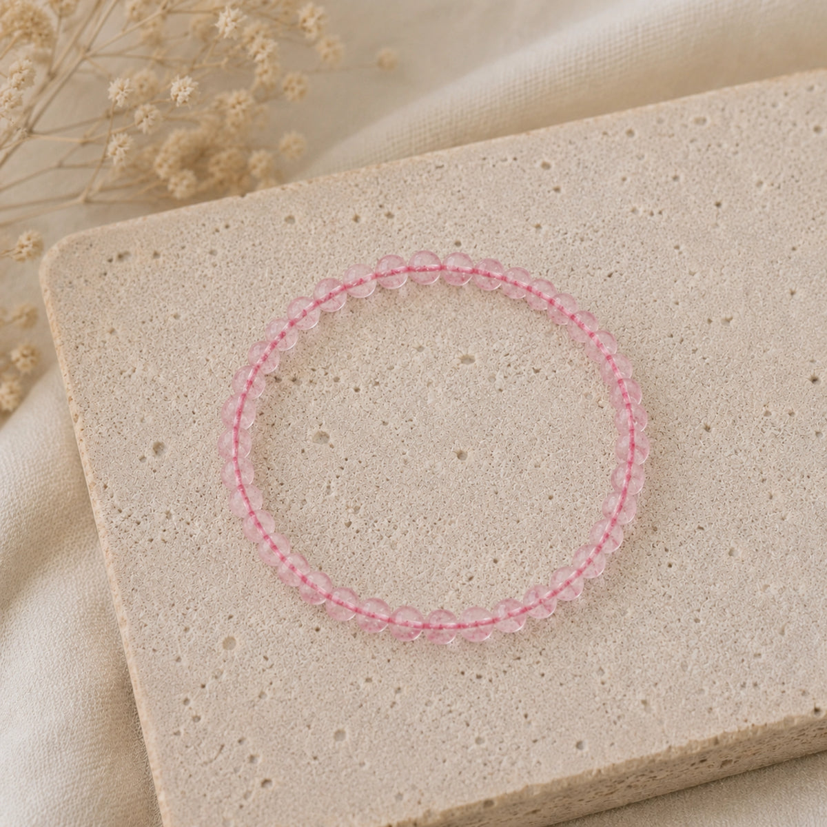 Maelys - Bracelet Quartz Rose Brésil