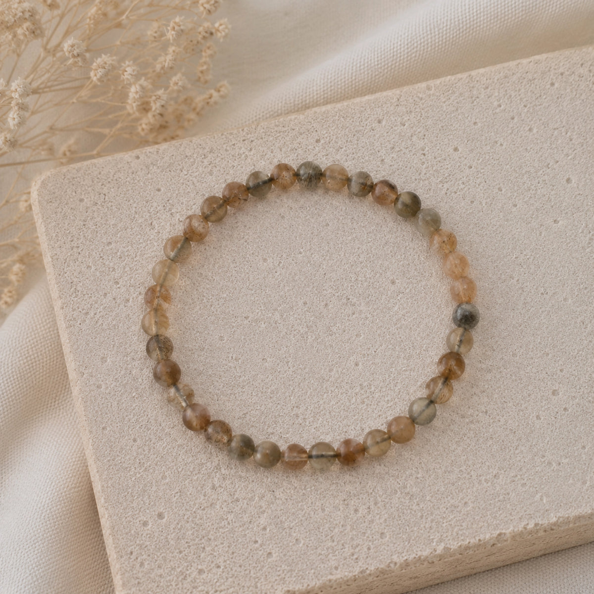 Maelys -  Bracelet Pierre de Lune Brune