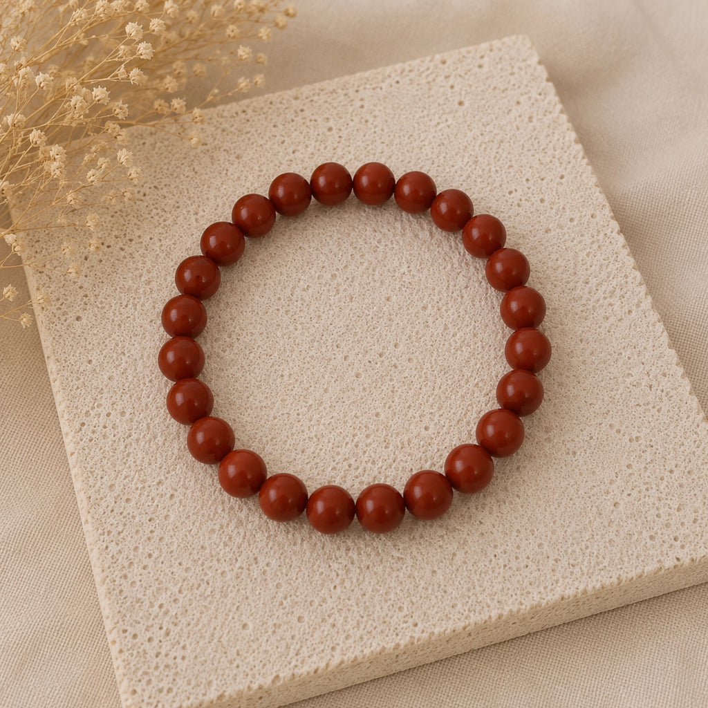 Maelys - Bracelet Jaspe Rouge