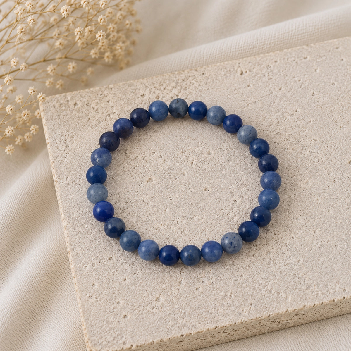 Maelys - Bracelet Aventurine Bleu