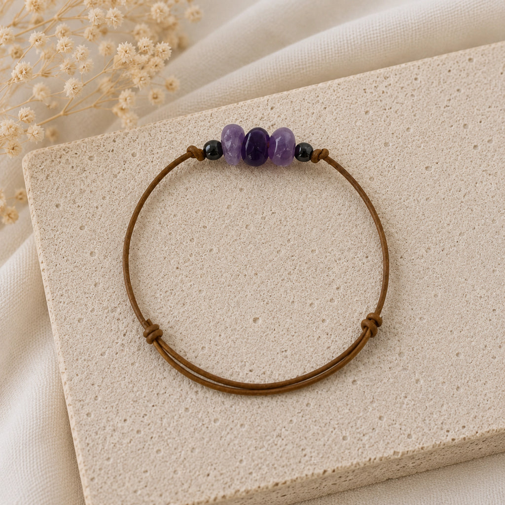 Valérie - Bracelet Améthyste