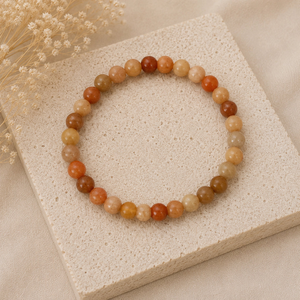 Maelys - Bracelet Aventurine Orange