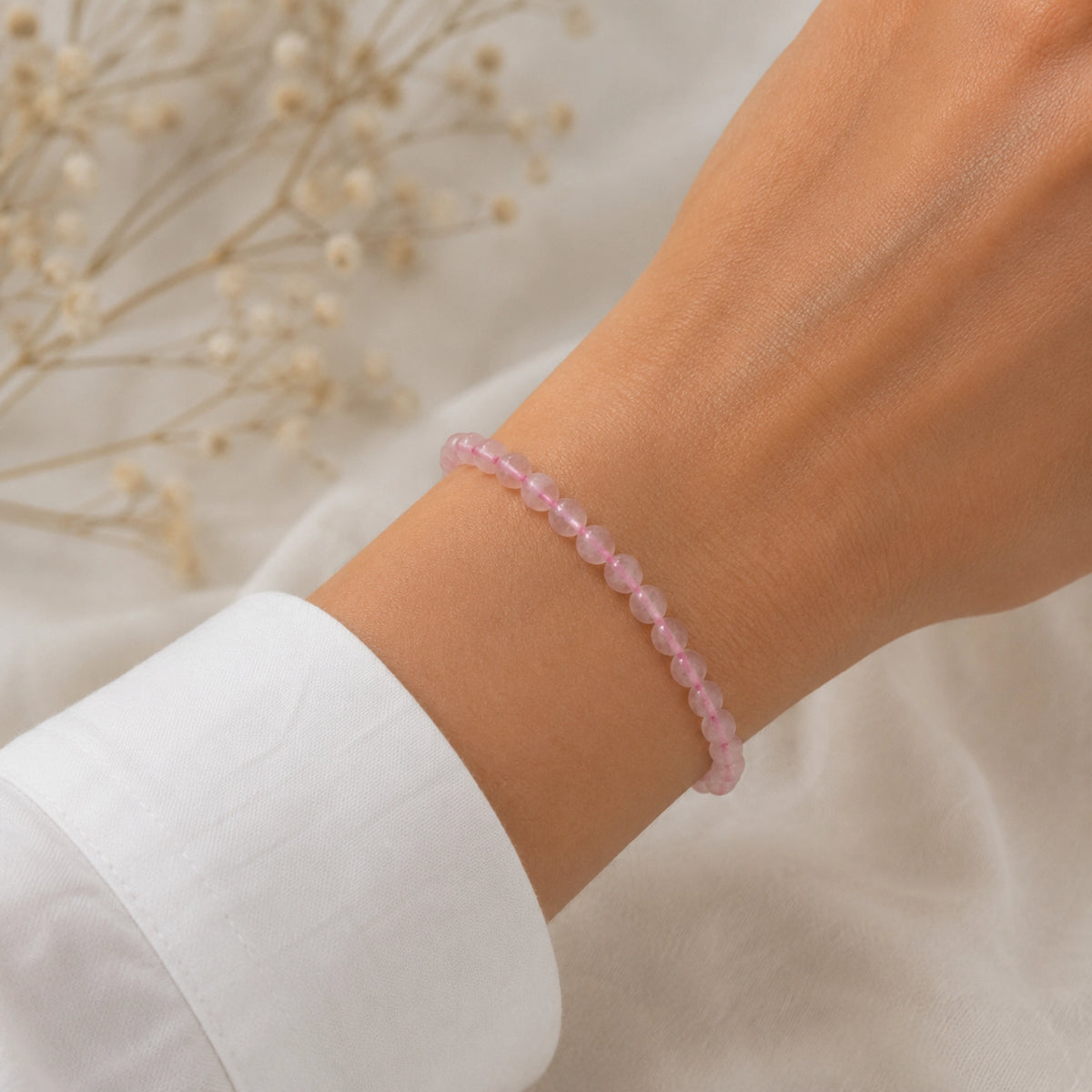 Maelys - Bracelet Quartz Rose Brésil