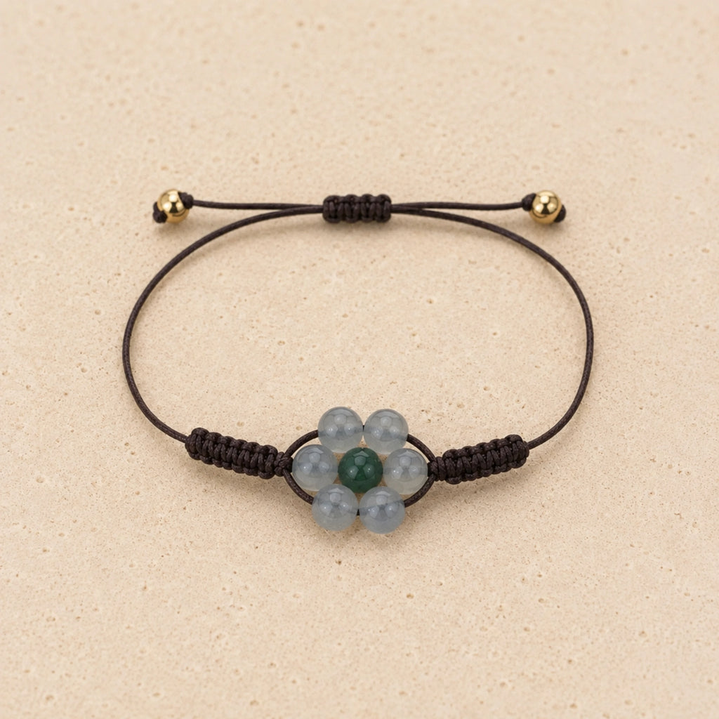 Margaux - Bracelet Labradorite & Jade Néphrite