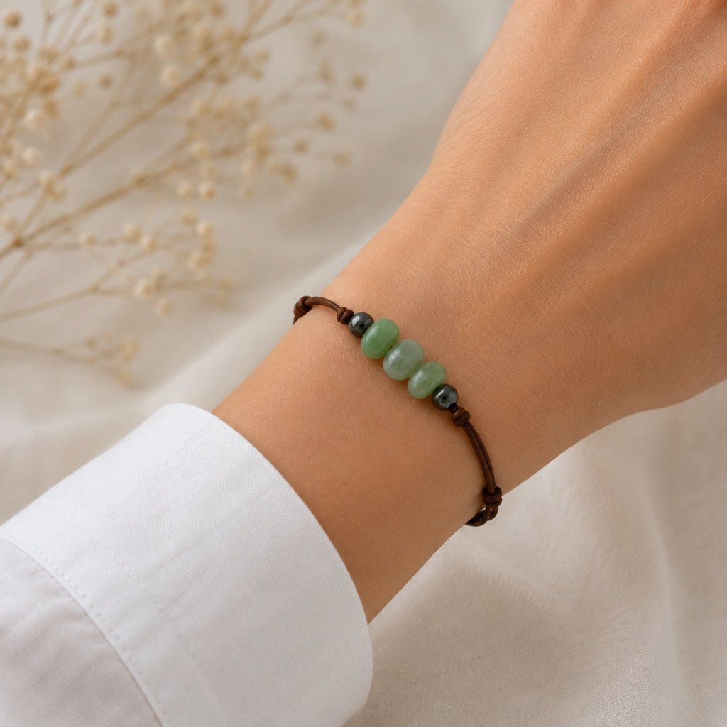 Valérie - Bracelet Aventurine Verte