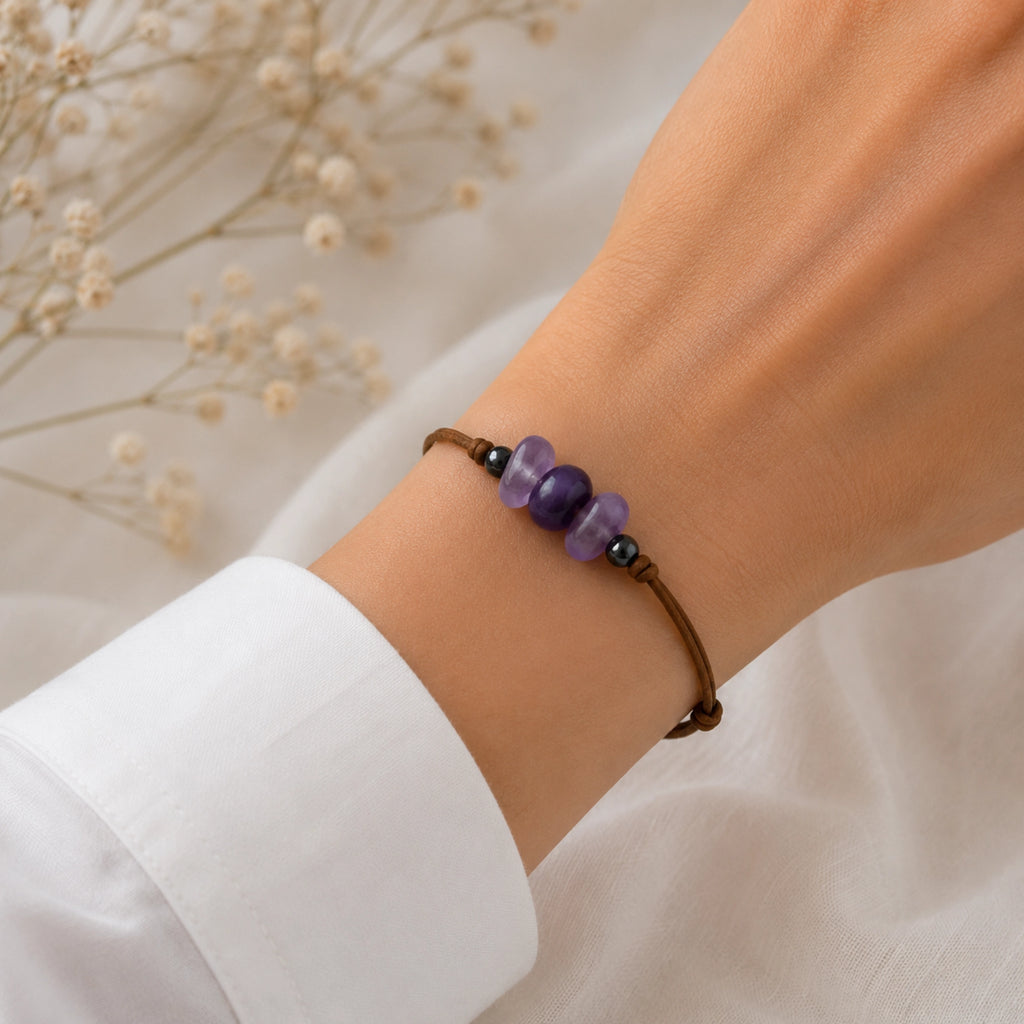 Valérie - Bracelet Améthyste
