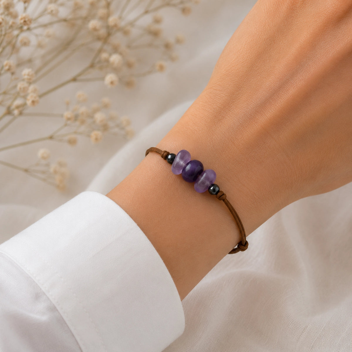 Valérie - Bracelet Améthyste