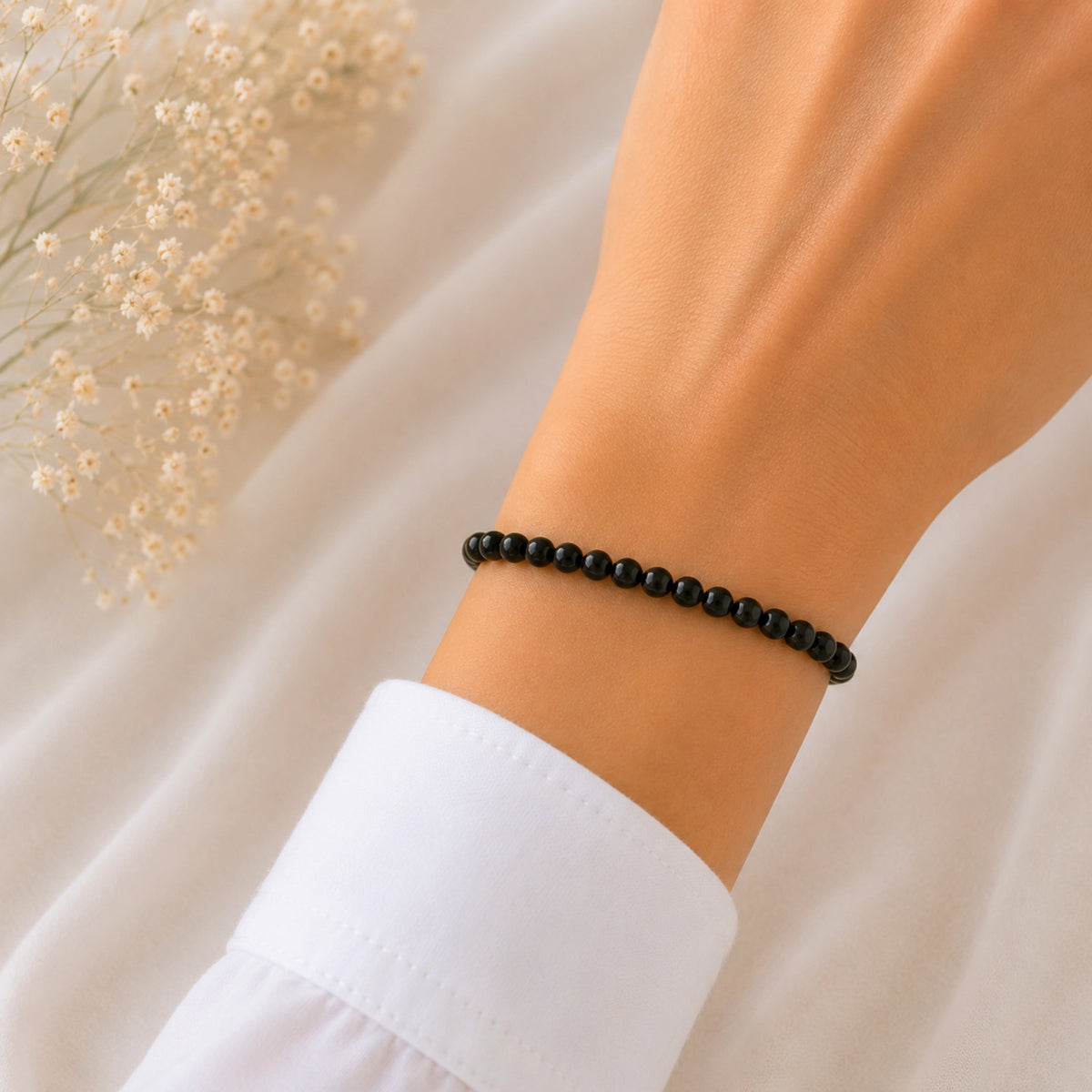 Maelys - Bracelet Obsidienne Œil Céleste