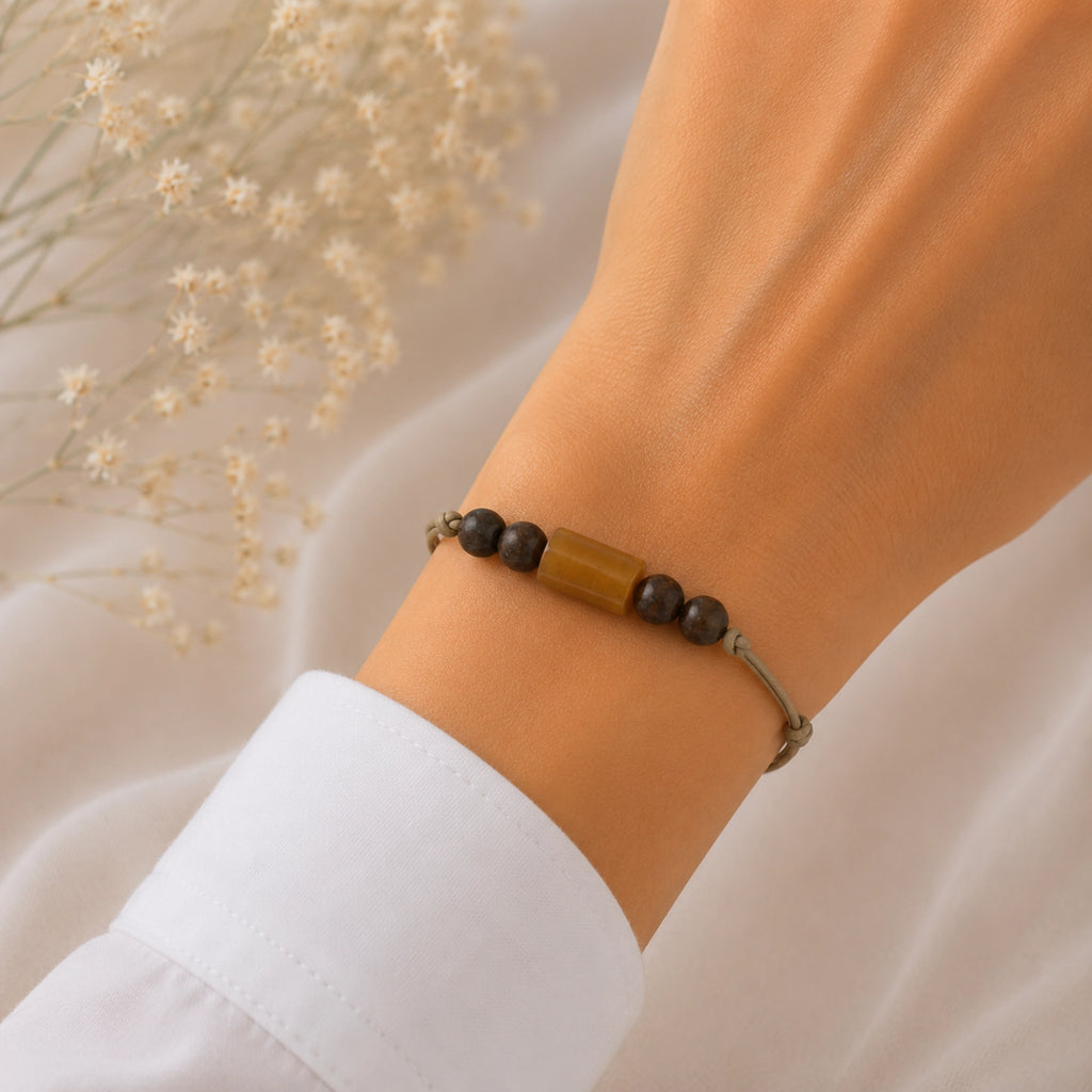 Pauline - Bracelet Aventurine Orange