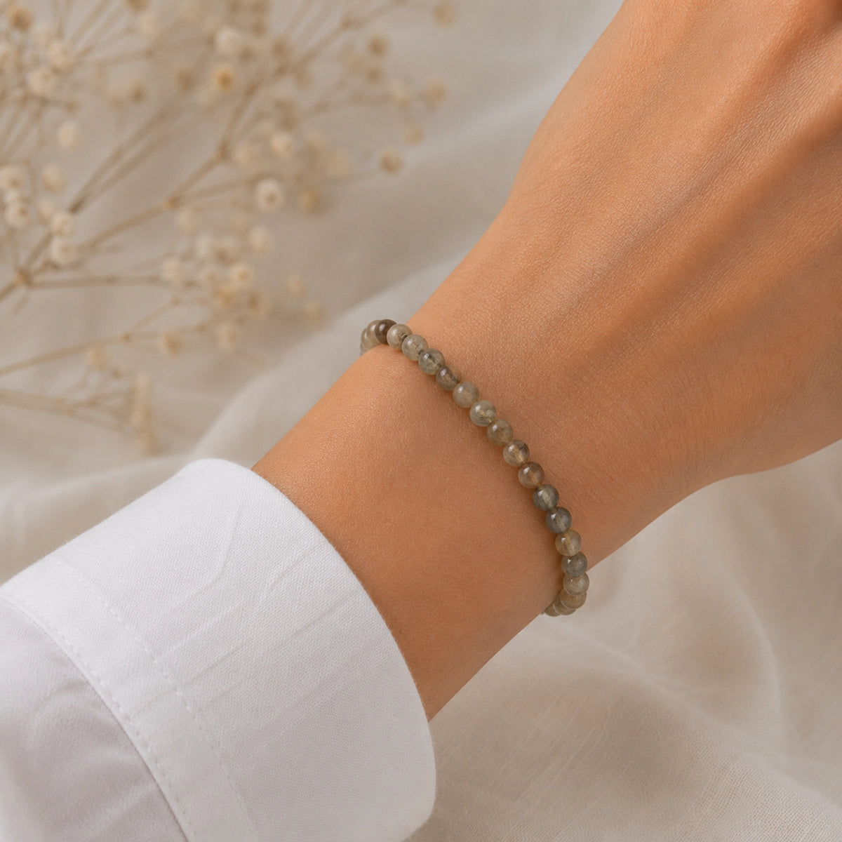 Maelys -  Bracelet Pierre de Lune Brune