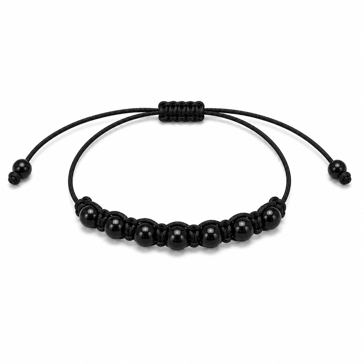 Maxime - Bracelet Obsidienne Noire