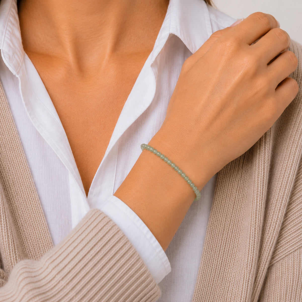 Maelys - Bracelet Aventurine Verte