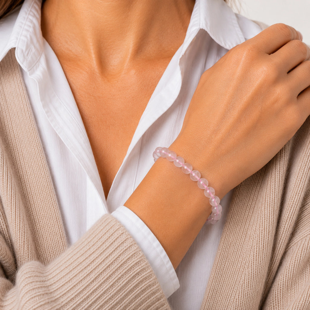 Maelys - Bracelet Quartz Rose Brésil