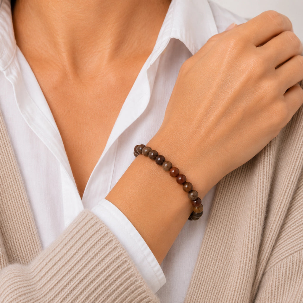 Maelys - Bracelet Aventurine Rouge