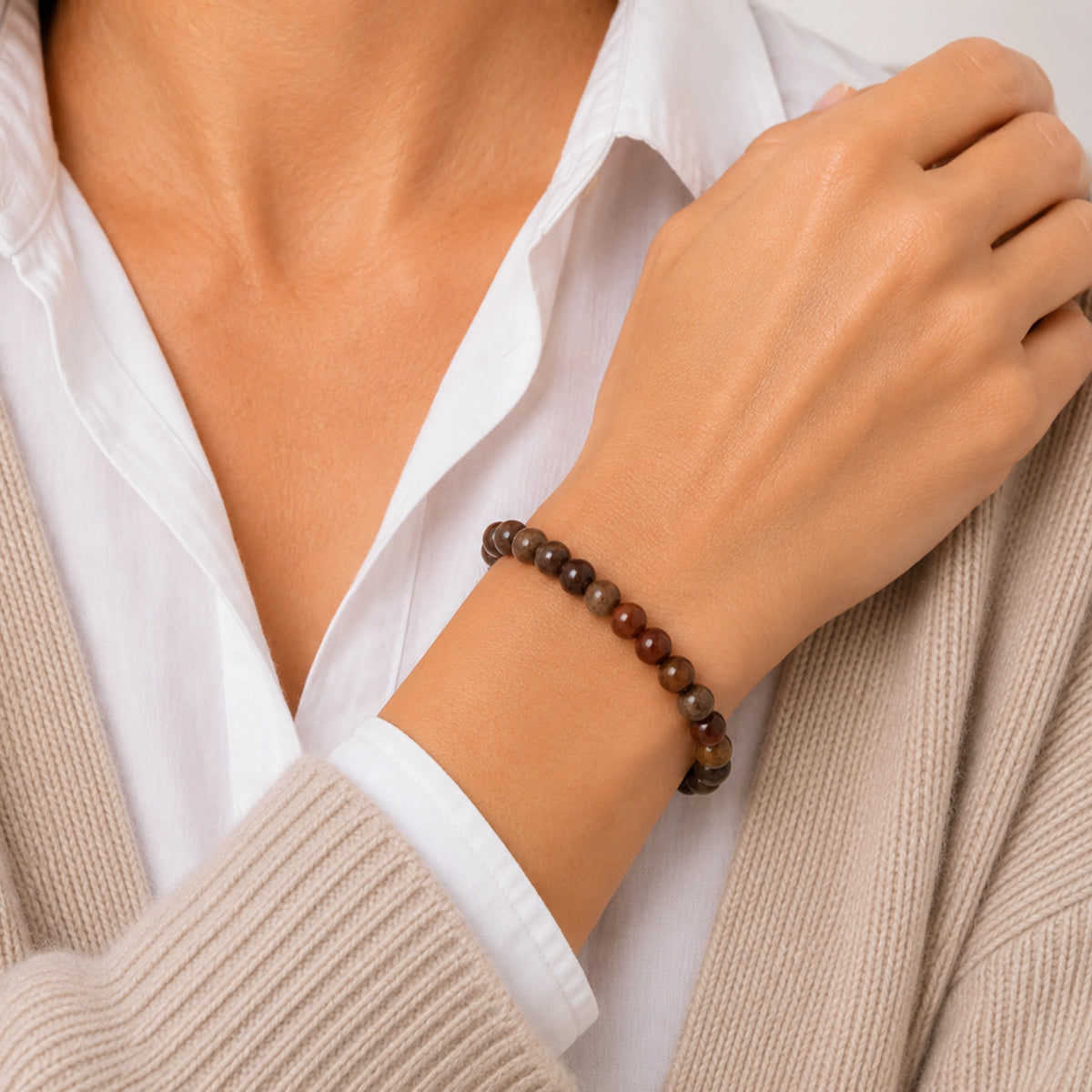 Maelys - Bracelet Aventurine Rouge