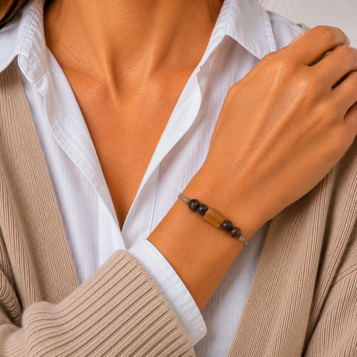 Pauline - Bracelet Aventurine Orange