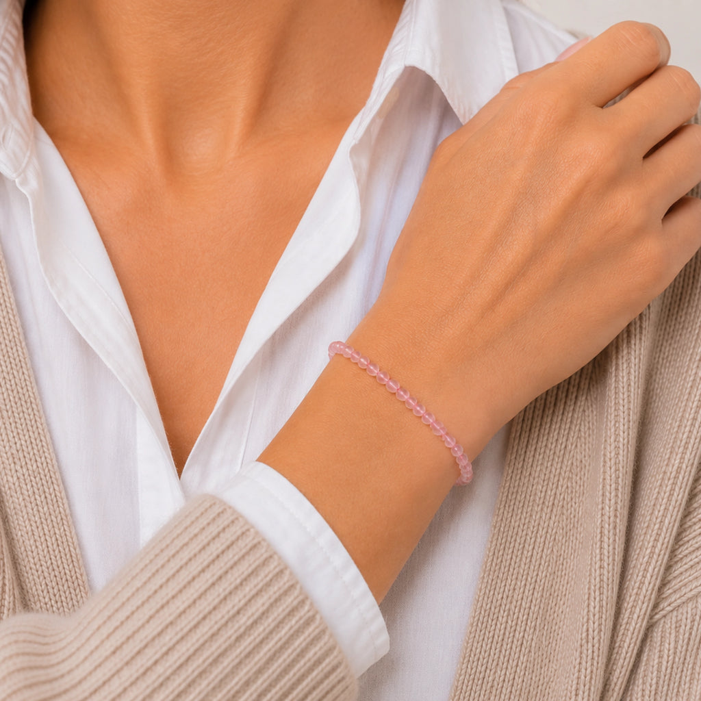 Maelys - Bracelet Quartz Rose Brésil