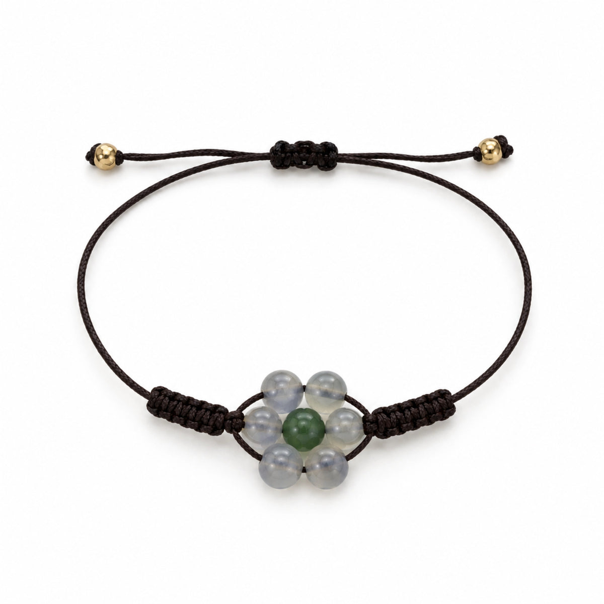 Margaux - Bracelet Labradorite & Jade Néphrite