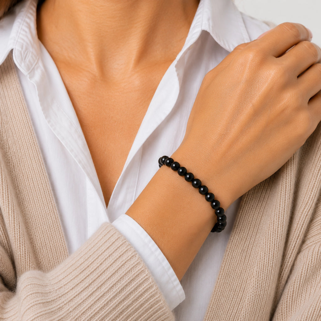 Maelys - Bracelet Obsidienne Noire