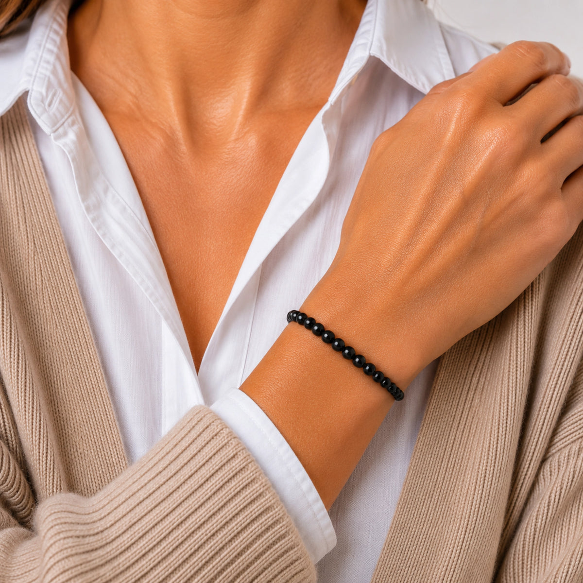 Maelys - Bracelet Obsidienne Œil Céleste