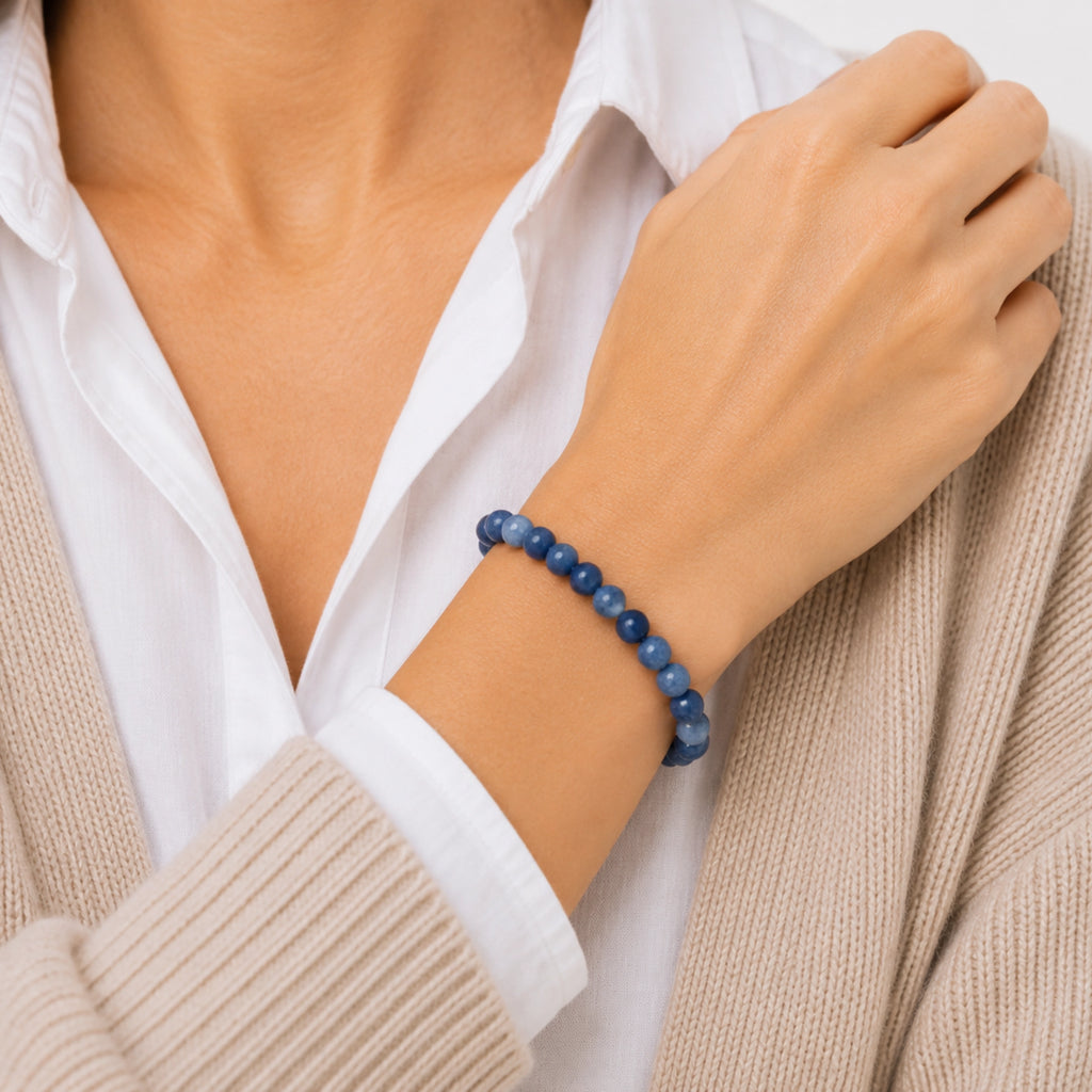 Maelys - Bracelet Aventurine Bleu